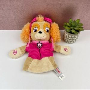 Gund Paw Patrol Skye Pink Brown Hand Puppet Stuffed Animal Toy